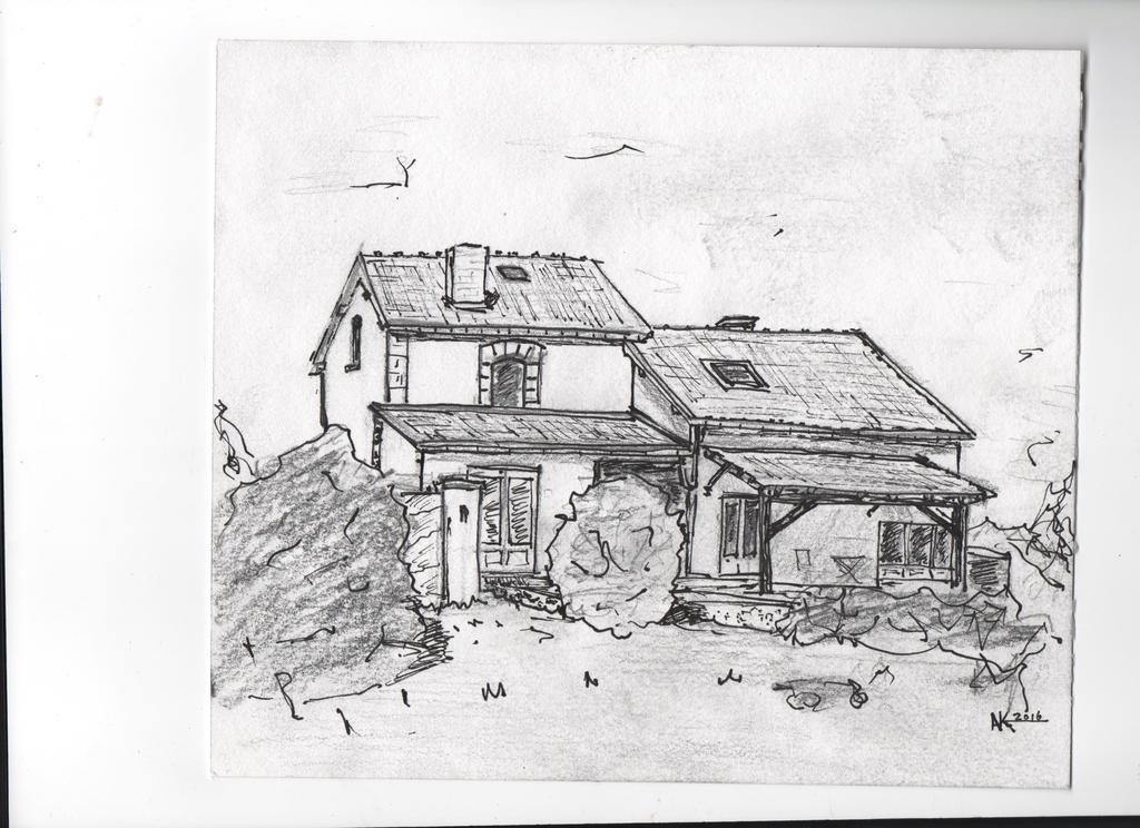 gîte du garde barrière Girondelle Extérieur photo